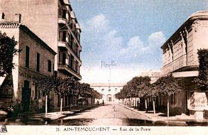 AIN-TEMOUCHENT - RUE DE LA POSTE -1945
